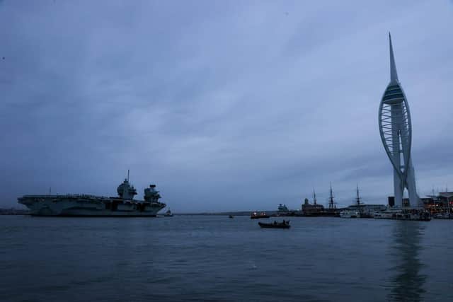 HMS Queen Elizabeth. Picture: Alex Shute