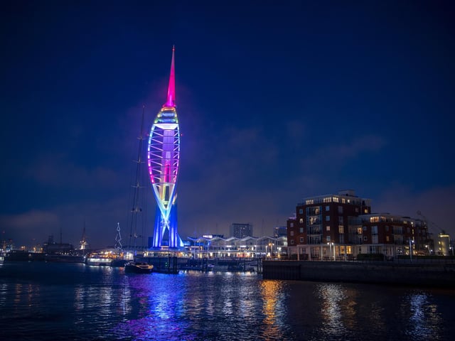 That was the original plan, but unfortunately it wasn’t ready in time for the millennium. So instead it was called the Spinnaker Tower which we know and love today.