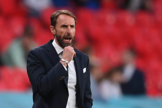 Gareth Southgate (Photo by Laurence Griffiths / POOL / AFP) (Photo by LAURENCE GRIFFITHS/POOL/AFP via Getty Images)