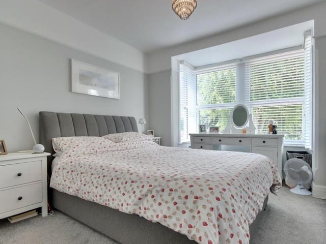 This property comes with three bedrooms, two bathrooms and two reception rooms, as well as a spacious garden.