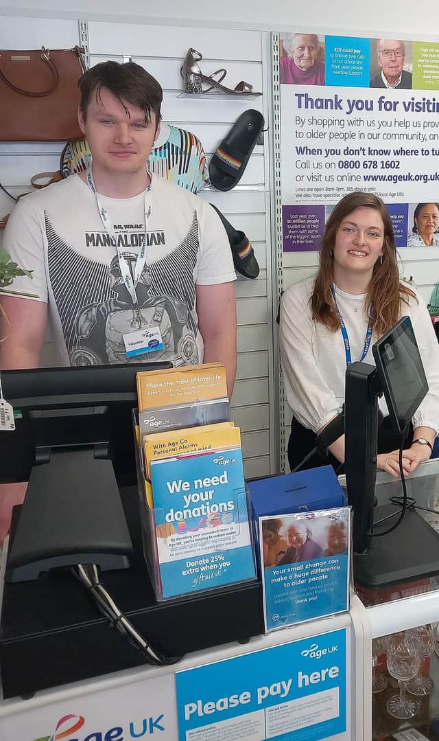 Participants gain work experience in real-life situations, including in local charity shops- even becoming volunteers