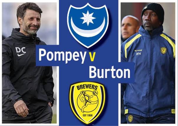Pompey host Burton today in League One