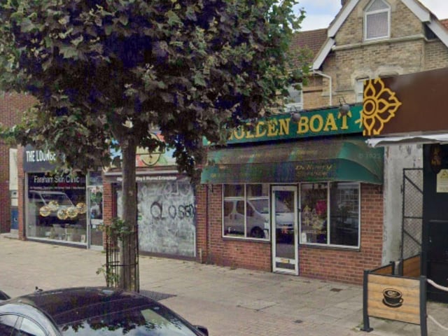 Golden Boat, a takeaway at 5 New Parade, 38 West Street, Portchester, Fareham was also given a score of five on May 20.