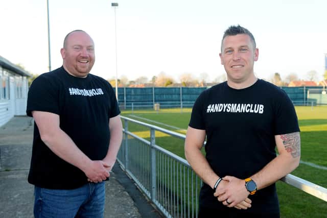 Steve Fletcher (41) from Hamble and Adam Bland (34) from Gosport. Picture: Sarah Standing
