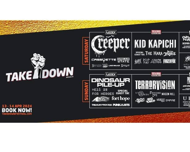 Takedown Festival 2024 has announced nine more acts to perform across the two day event in April. 
Picture: Takedown Festival 2024