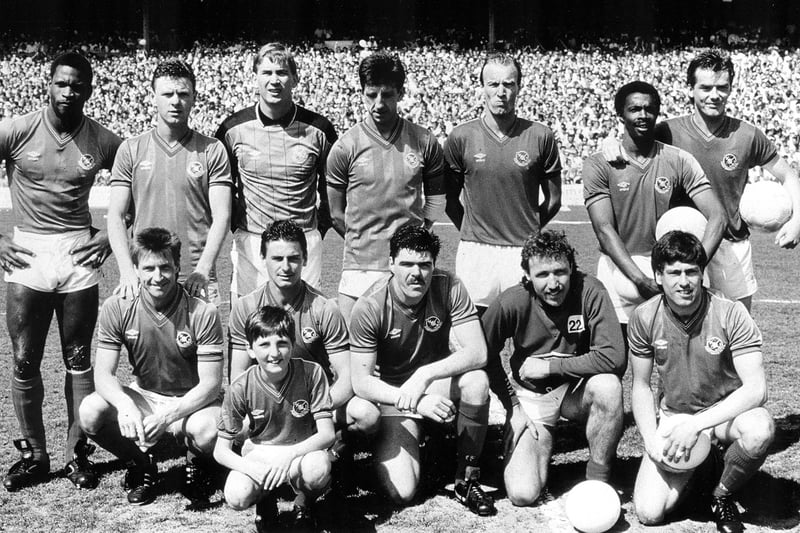 Portsmouth Football Club team picture from 1987