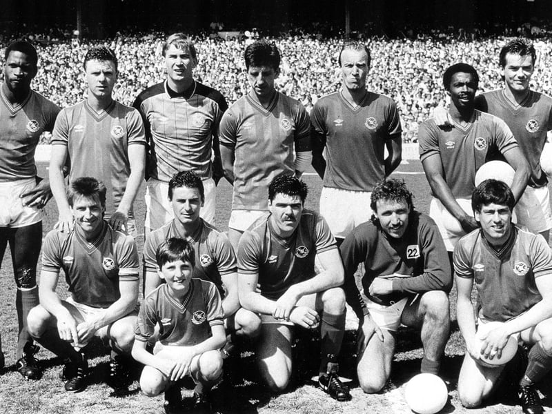 Portsmouth Football Club team picture from 1987