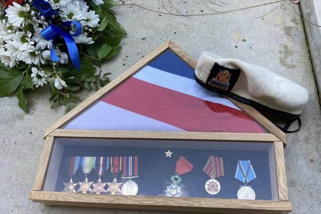 Albert Henry Edwards, otherwise known as Bert Edwards, D-Day veteran from Portsmouth died on July 7. His medals.