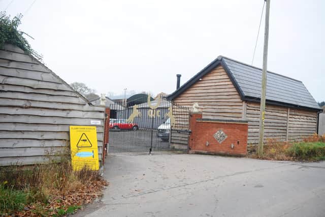Clamp Farm Stables in Lodge Hill, Newtown.