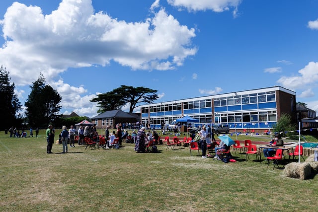 Many people celebrated the school's 100th birthday. Picture: Marcin Jedrysiak