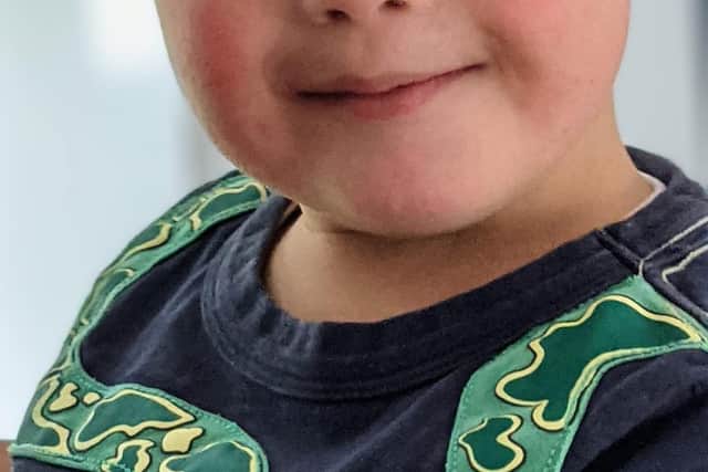 Zach was nearly three years old.