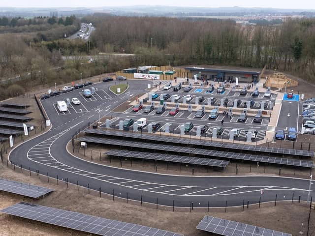 Powered by on-site solar panels, battery storage, and 100% renewable grid energy.