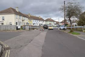 Location in Keyes Road where Levi Kent collapsed after being stabbed and chased