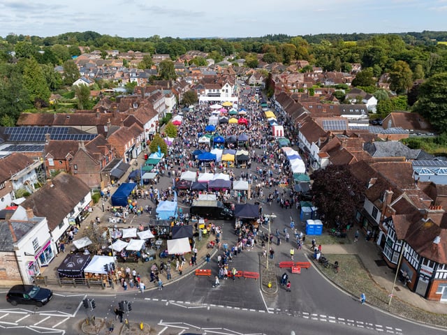 Pictured: Aerial view of the Festival  Picture:Marcin Jedrysiak