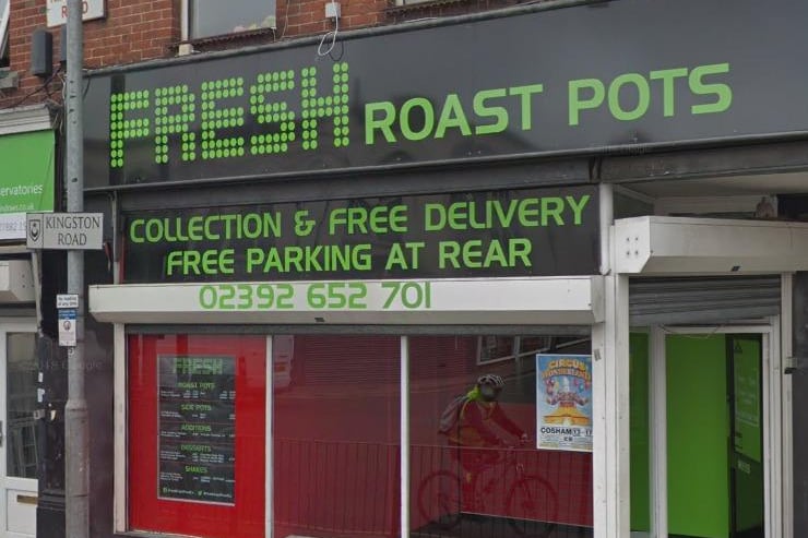 Fresh Roast Pots was rated three by the Food Standards Agency following inspection on April 26.
