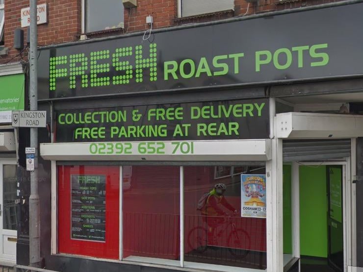 Fresh Roast Pots was rated three by the Food Standards Agency following inspection on April 26.