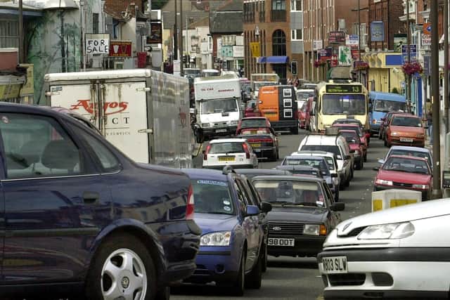 A £70m deal has been secured to improve transport in the city.
Pictured: Major traffic hold-ups in Fratton Road, Portsmouth.
PICTURE: MICHAEL SCADDAN (033382-0007)