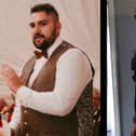 Left: Kyle in 2019. Right: Kyle now