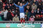 Jamie O'Hara scored Pompey's fourth goal against Southampton in 2010.