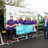 The Home-Start Portsmouth team left Waitrose in Marmion Road, Southsea, on Tuesday, December 8. The 15 mile walk fundraising walk around Portsea, was for the John Lewis & Partners Give A Little Love campaign.

Pictured is: (l-r) Rachel Benjamin, Rachael Hulks, Amy Baines, Jacqui Leighton, Heidi Taylor and Jo Toms from Home-Start Portsmouth, with the Lord Mayor of Portsmouth Rob Wood with Waitrose store manager Rhys Evans.

Picture: Sarah Standing (081220-9817)