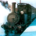 The Hayling Billy at Havant Station in January 1963 waiting to leave. Picture: Barry Cox postcard collection.