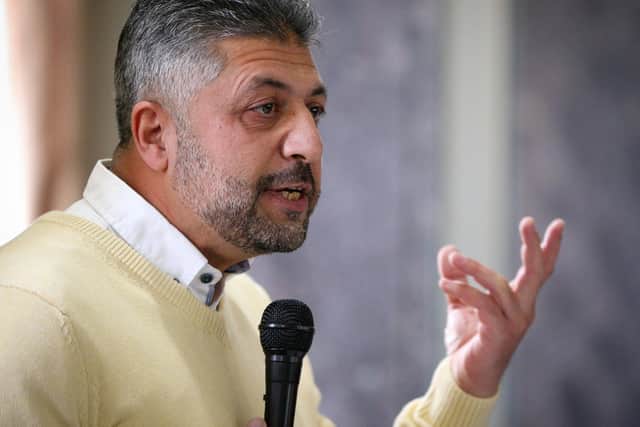 Asghar Shah, who has led a team of volunteers at the Peace Centre's food bank throughout the pandemic. Picture: Chris Moorhouse (jpns 291121-05)