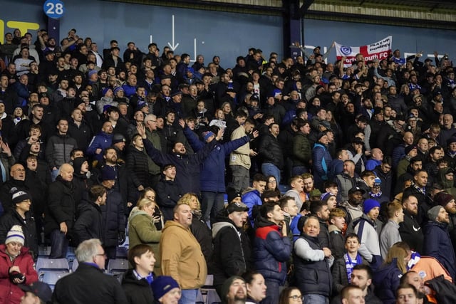 Pompey 1,485 travelling fans were in full voice in their third away game on the spin at Oxford last night.