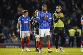 Christian Saydee has been recalled to Pompey's side at Burton. Picture: Jason Brown