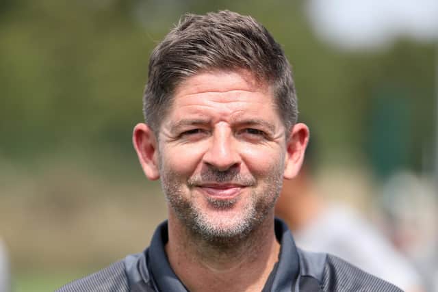 Hayling United boss Dan Bishop. Picture: Chris Moorhouse