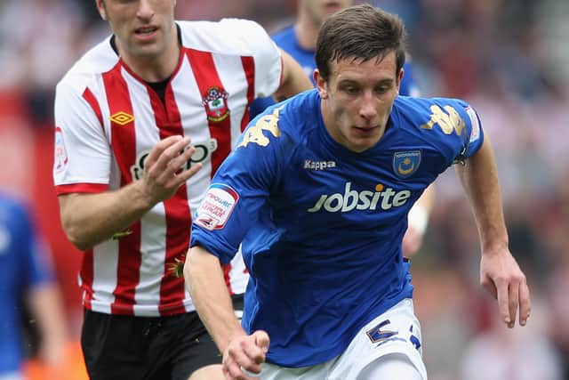 Former Pompey captain Jason Pearce has announced his retirement from playing   Picture: Michael Steele/Getty Images