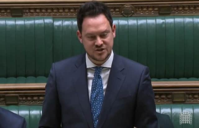 Stephen Morgan, Portsmouth South MP, speaking out in parliament