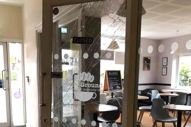The Milton Village Community Association and the Pure Ground Coffee was burgled in April