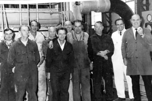 Some of the employees at Portsmouth power station, about the late 1950s. Picture: John A Dean.