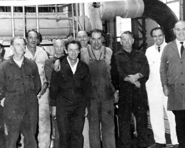 Some of the employees at Portsmouth power station, about the late 1950s. Picture: John A Dean.