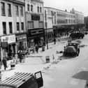 The Pedestrianisation of Commercial Road later in the summer of 1972.