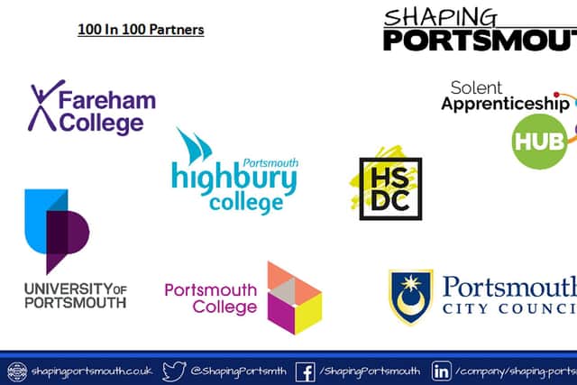 The partners involved in the 100 in 100 campaign