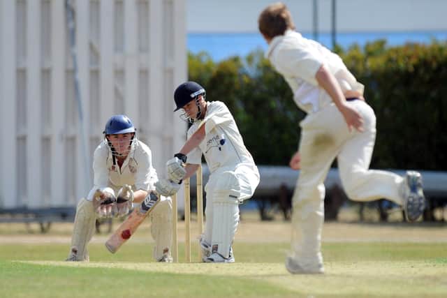 Harry Gadd scored a half-century for Havant in their SPL cup win against Burridge. Picture: Allan Hutchings
