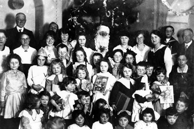 Oughtibridge School Christmas party, 1920.