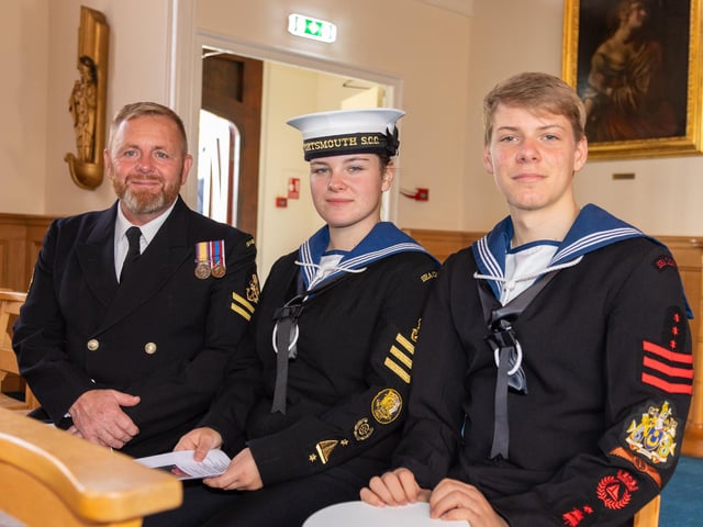 Pictured - The Portsmouth Sea Cadets were in attendance
Photos by Alex Shute