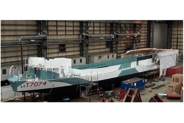 LCT 7074 is the last surviving landing craft used during the pivotal Second World War invasion of France 76 years ago. Photo: National Museum of the Royal Navy
