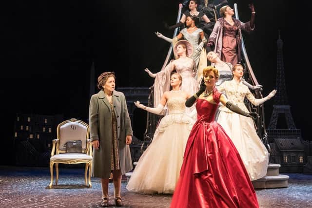 Members of the company in FLOWERS FOR MRS HARRIS at Chichester Festival Theatre, September 2018. Picture by Johan Persson