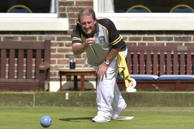 Adrian Snook helped Priory defeat Fareham in the Portsmouth Bowls League. Picture: Neil Marshall