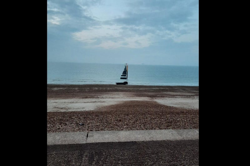 Edward Couldwell took this photo looking off the coast of Portsmouth when eased restrictions meant we could sit down and relax outside.