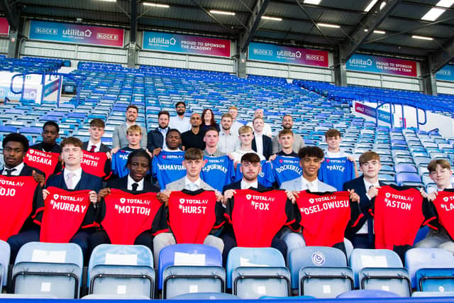 Pompey have welcomed their latest batch of young scholars to the club.    Picture: Colin Farmery