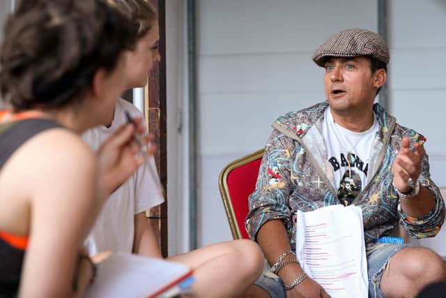 In rehearsal for Wonderland. Picture: Chris Moorhouse (110621-24)