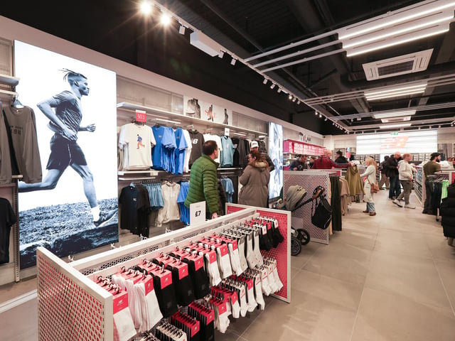 Store interior. New Balance shop opens in Gunwharf Quays, PortsmouthPicture: Chris  Moorhouse (271124-15)