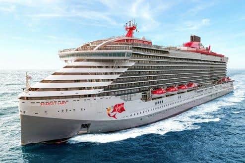 The new cruise ship, Scarlet Lady, set for Portsmouth in August