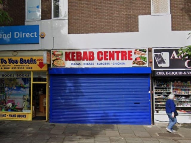 Cosham Kebab Centre at 56a High Street, Portsmouth; rated 3 on March 13.