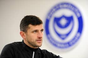 Pompey boss John Mousinho knows he now has to turn his squad into a cohesive unit at the window's close. Pic: Sarah Standing