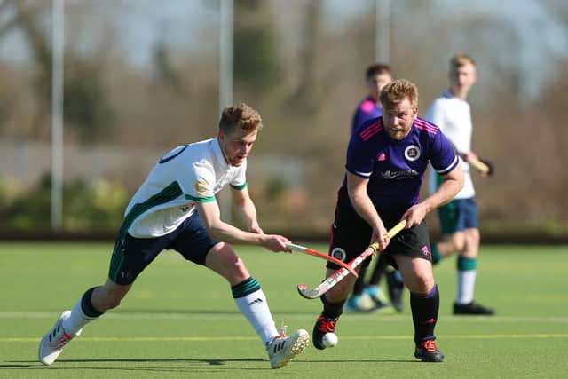 Portsmouth's Peter Wiles, right, v Chichester 2nds.
Picture: Chris Moorhouse